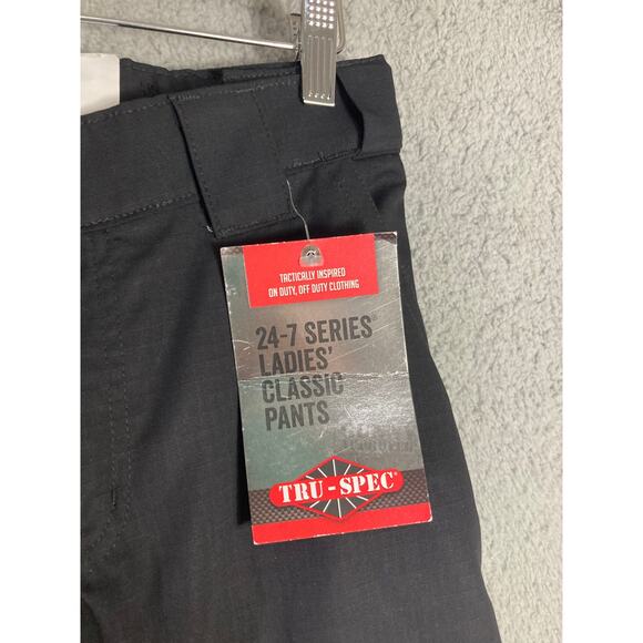 TRU-SPEC Women's Cargo Pants Size 2 Black Straight Leg Casual NEW - Picture 4 of 13